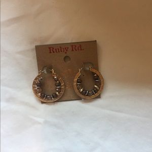 Ruby Red earrings